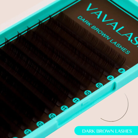 Brown lashes